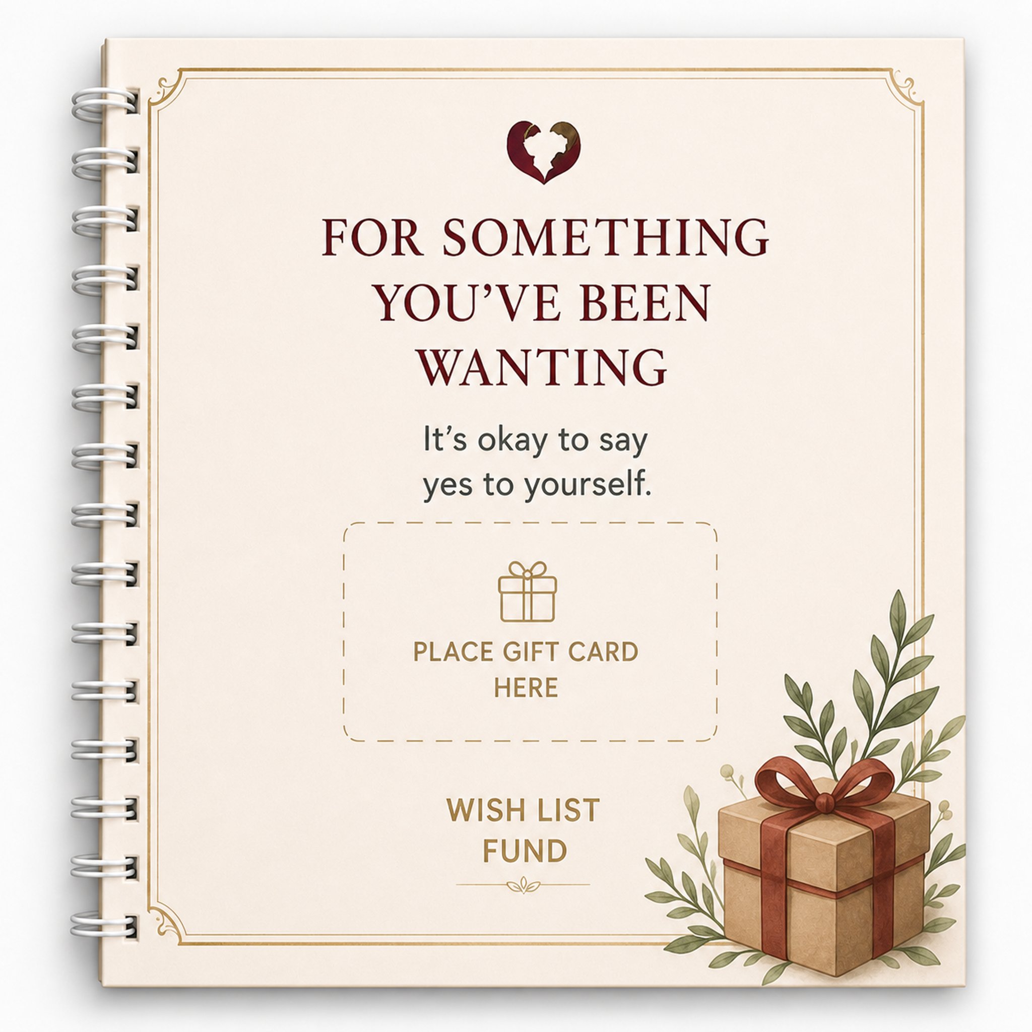 ✝️ Faith Gift Card Book – 14 Themed Pages for Meaningful Giving