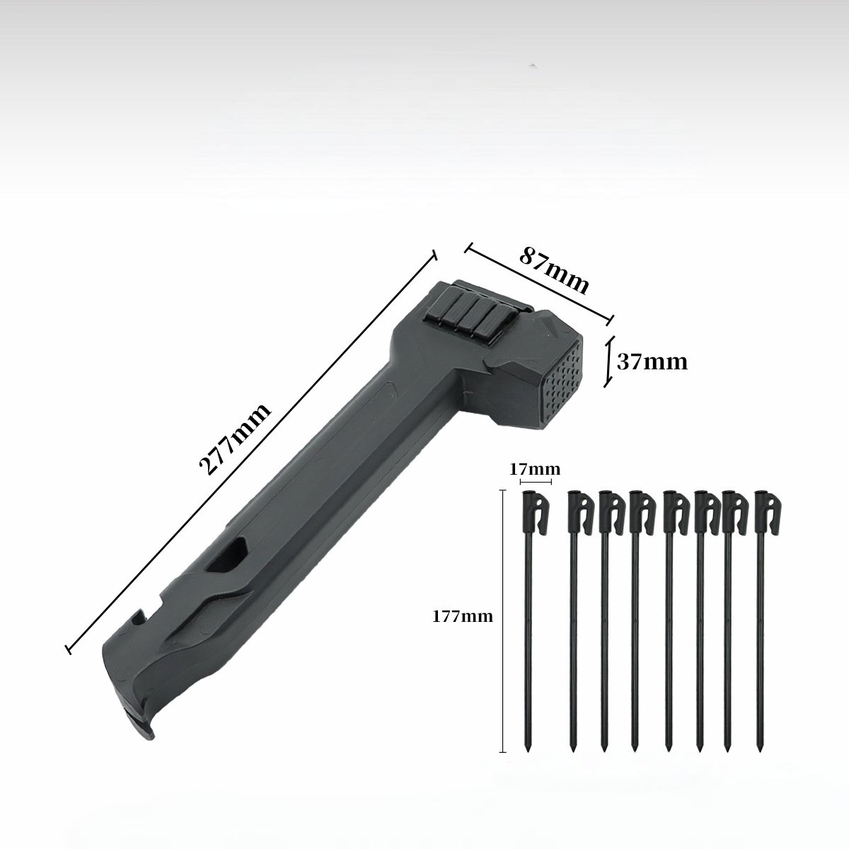 🔥HOT SALE 49% OFF🔨🏕️Multifunctional Camping Hammer & Tent Stake Puller✨