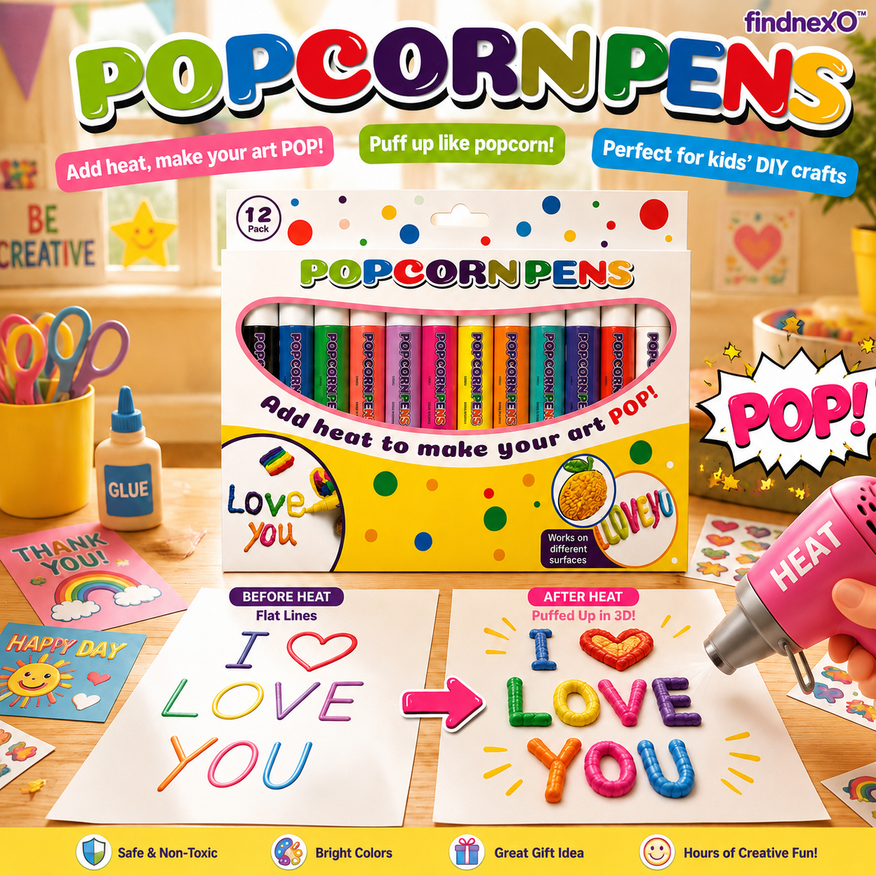 3D Relief Art Pen – Turn Flat Drawings Into Touchable 3D Art