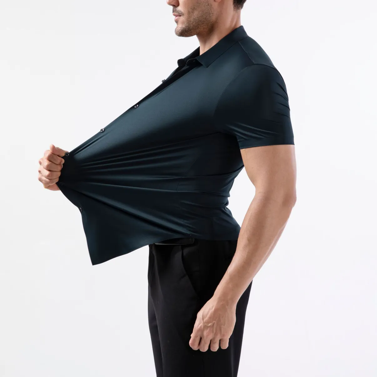 Men’s Premium 4-Way Stretch Non-Iron Dress Shirt