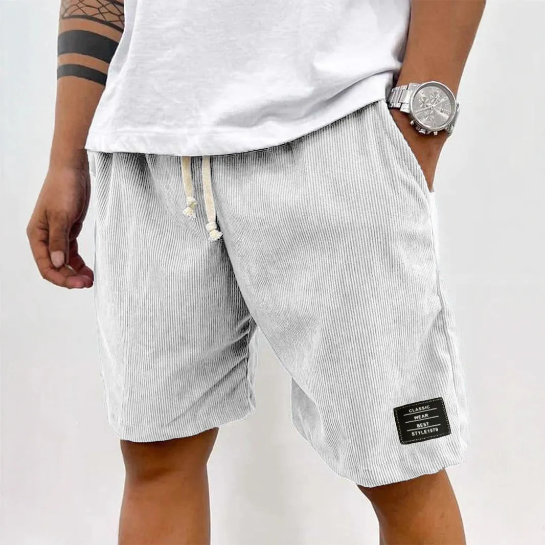 Men's Corduroy Casual Shorts
