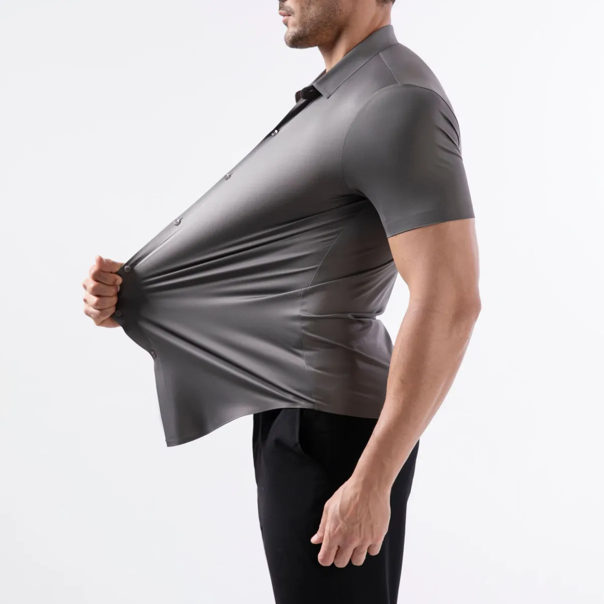 Men’s Premium 4-Way Stretch Non-Iron Dress Shirt