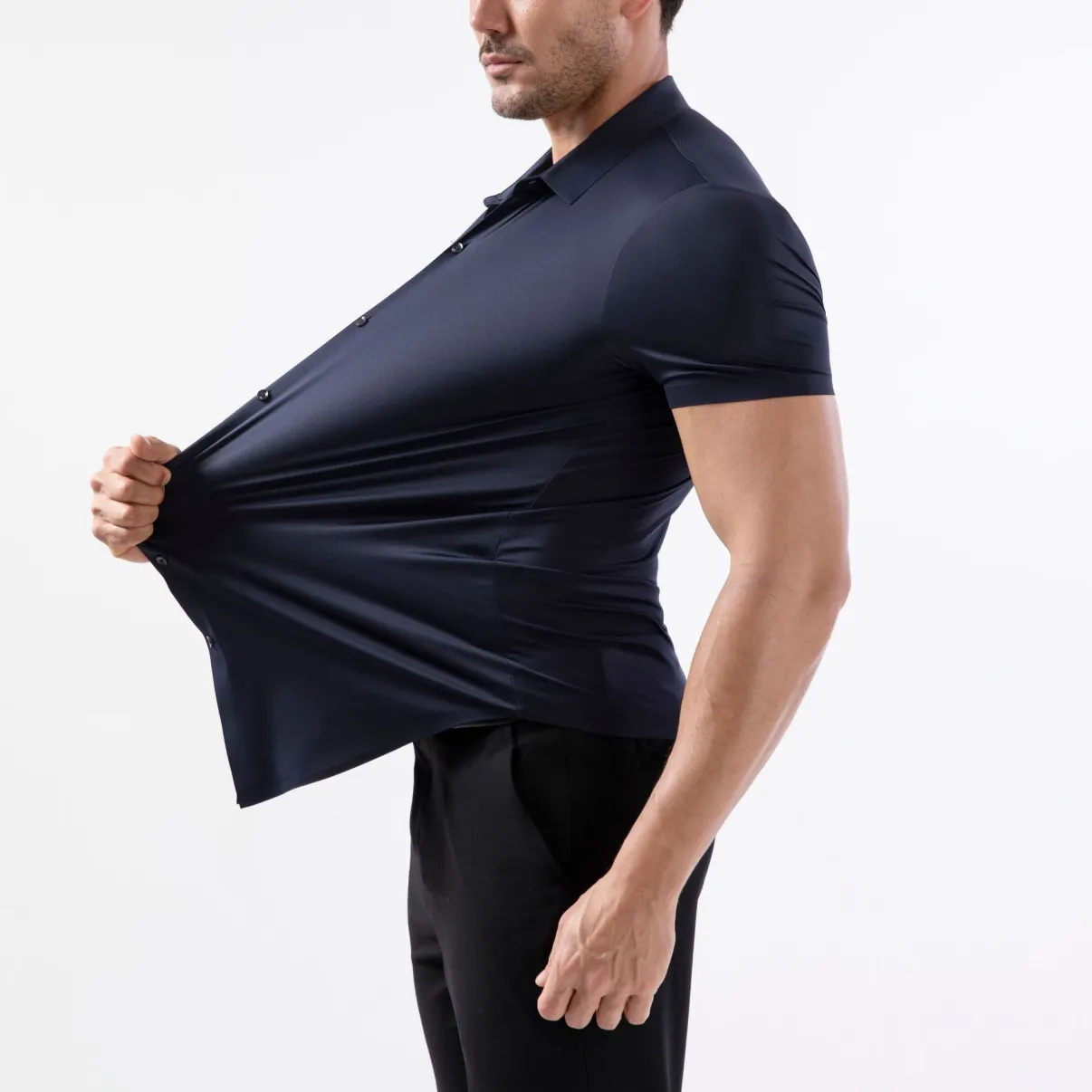 Men’s Premium 4-Way Stretch Non-Iron Dress Shirt