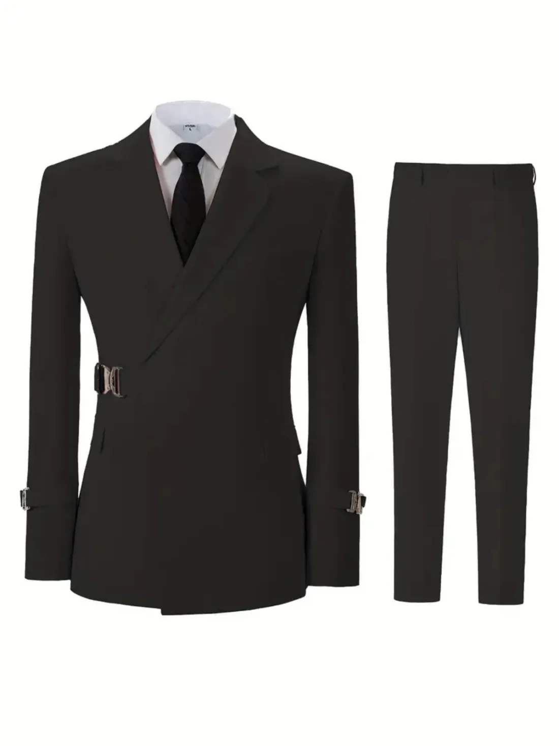 High-end Metal Buckle Men’s Suit Set