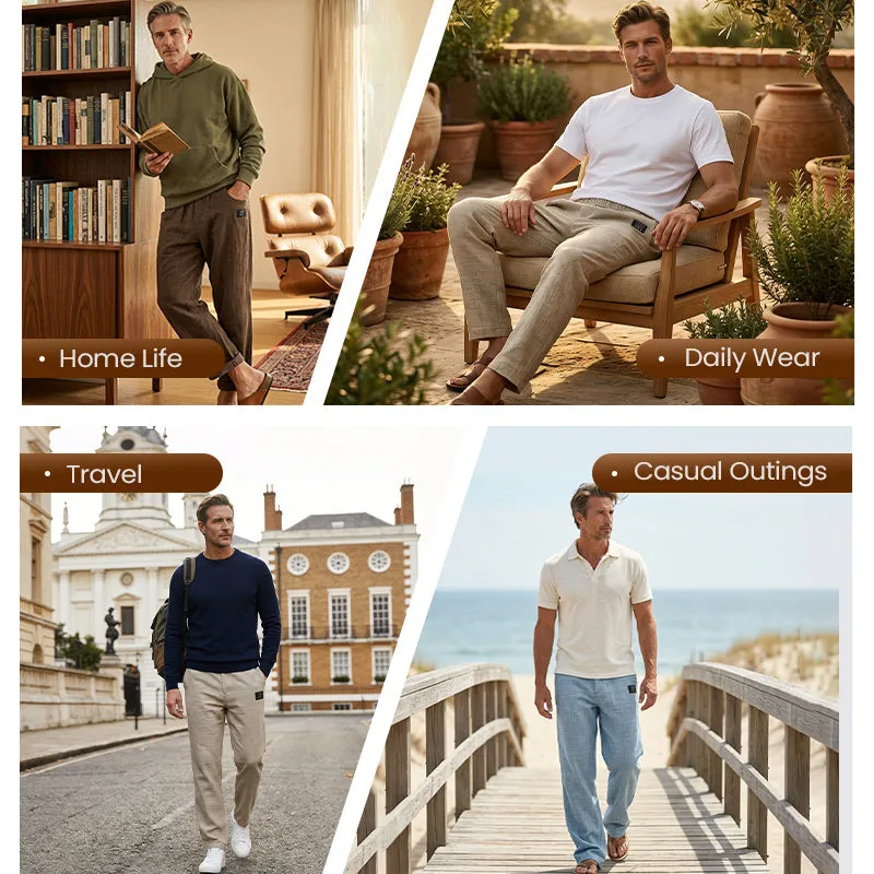 Men's breathable straight leg pants
