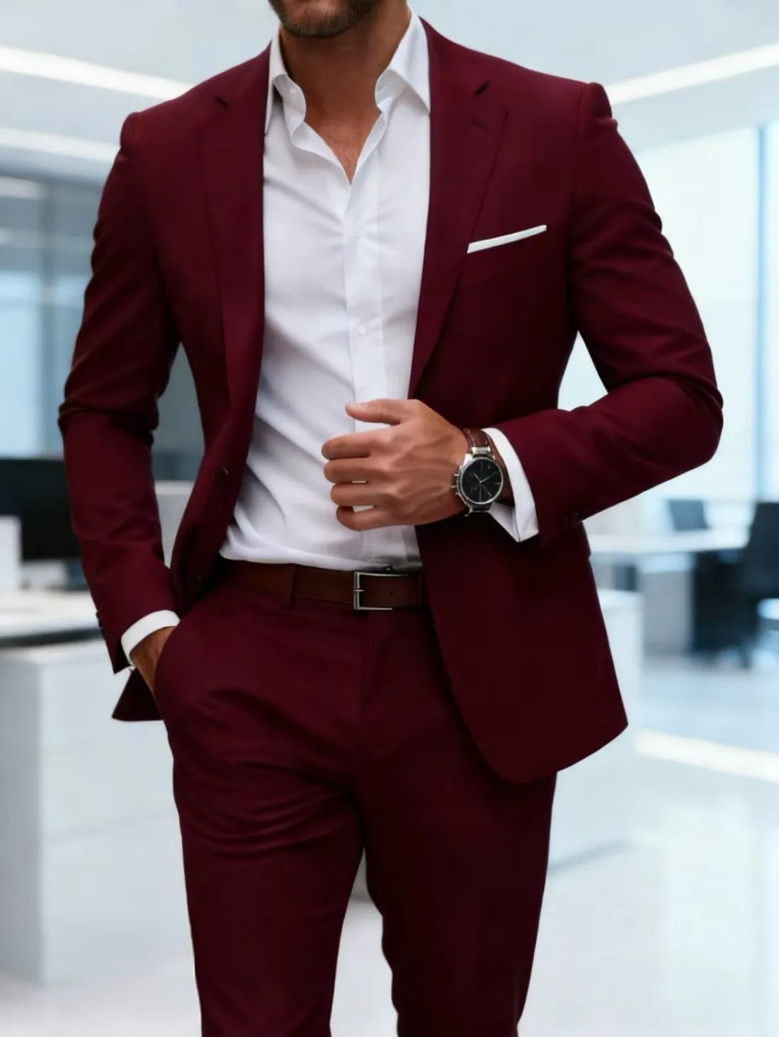 👔 Luxury Tailored Men's Blazer & Trousers Set | Style Meets Comfort 💼
