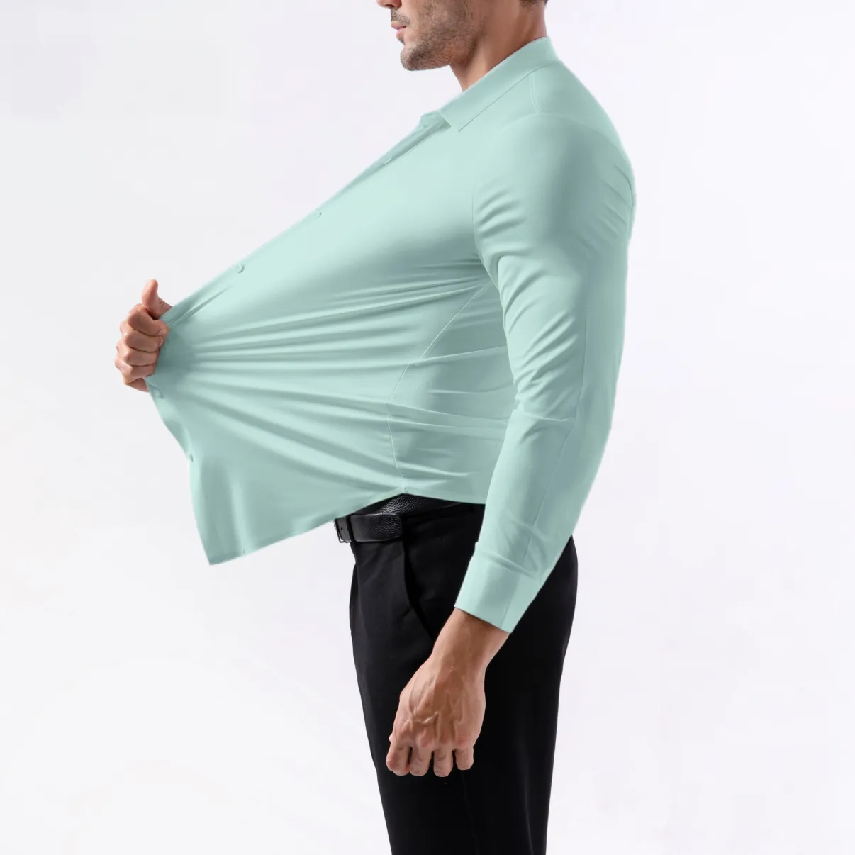 Men’s Premium 4-Way Stretch Non-Iron Dress Shirt