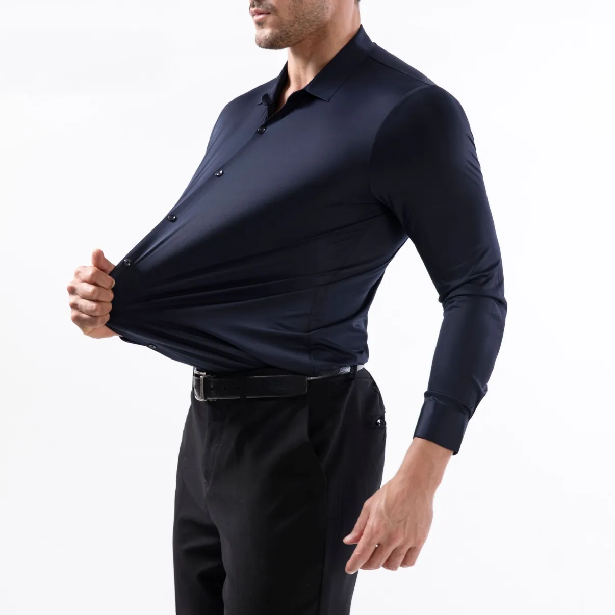 Men’s Premium 4-Way Stretch Non-Iron Dress Shirt