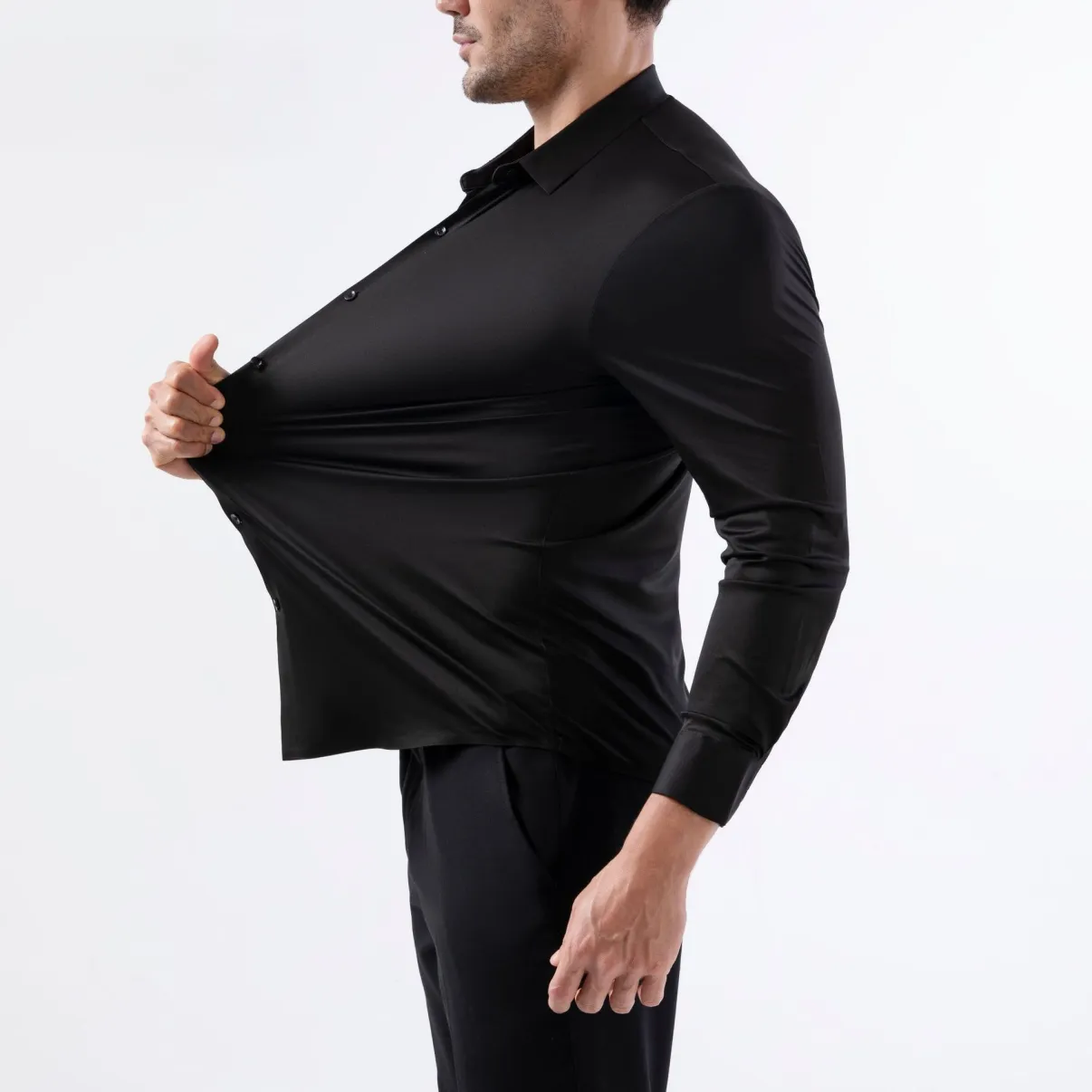 Men’s Premium 4-Way Stretch Non-Iron Dress Shirt