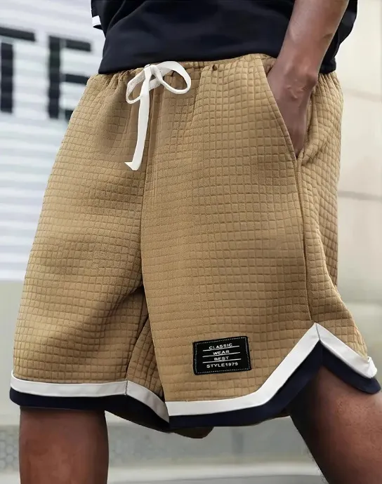 Men's Loose Striped Athletic Shorts | Casual Trendy Streetwear