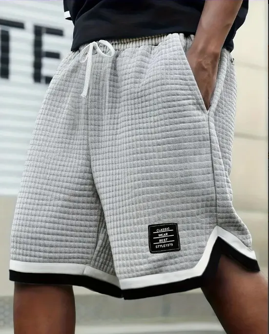Men's Loose Striped Athletic Shorts | Casual Trendy Streetwear