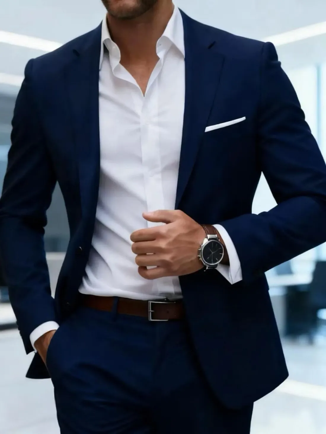 👔 Luxury Tailored Men's Blazer & Trousers Set | Style Meets Comfort 💼