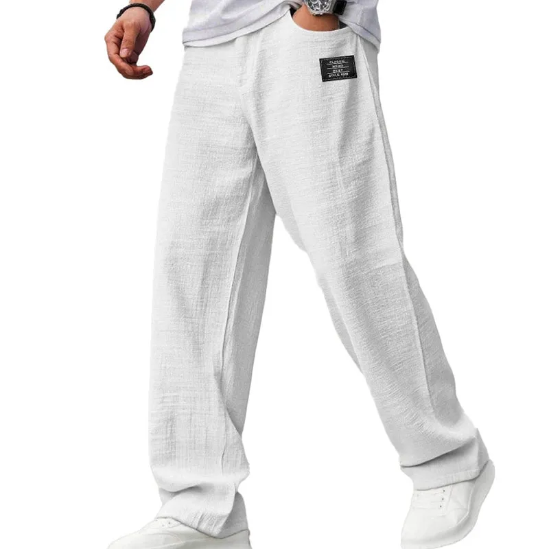Men's breathable straight leg pants