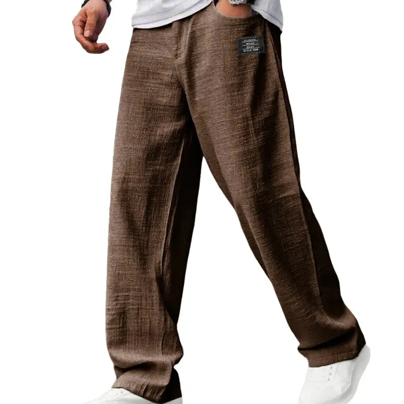 Men's breathable straight leg pants