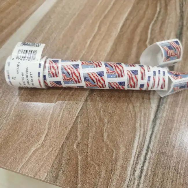 2022  USPS Forever American Flag Stamps Rolls