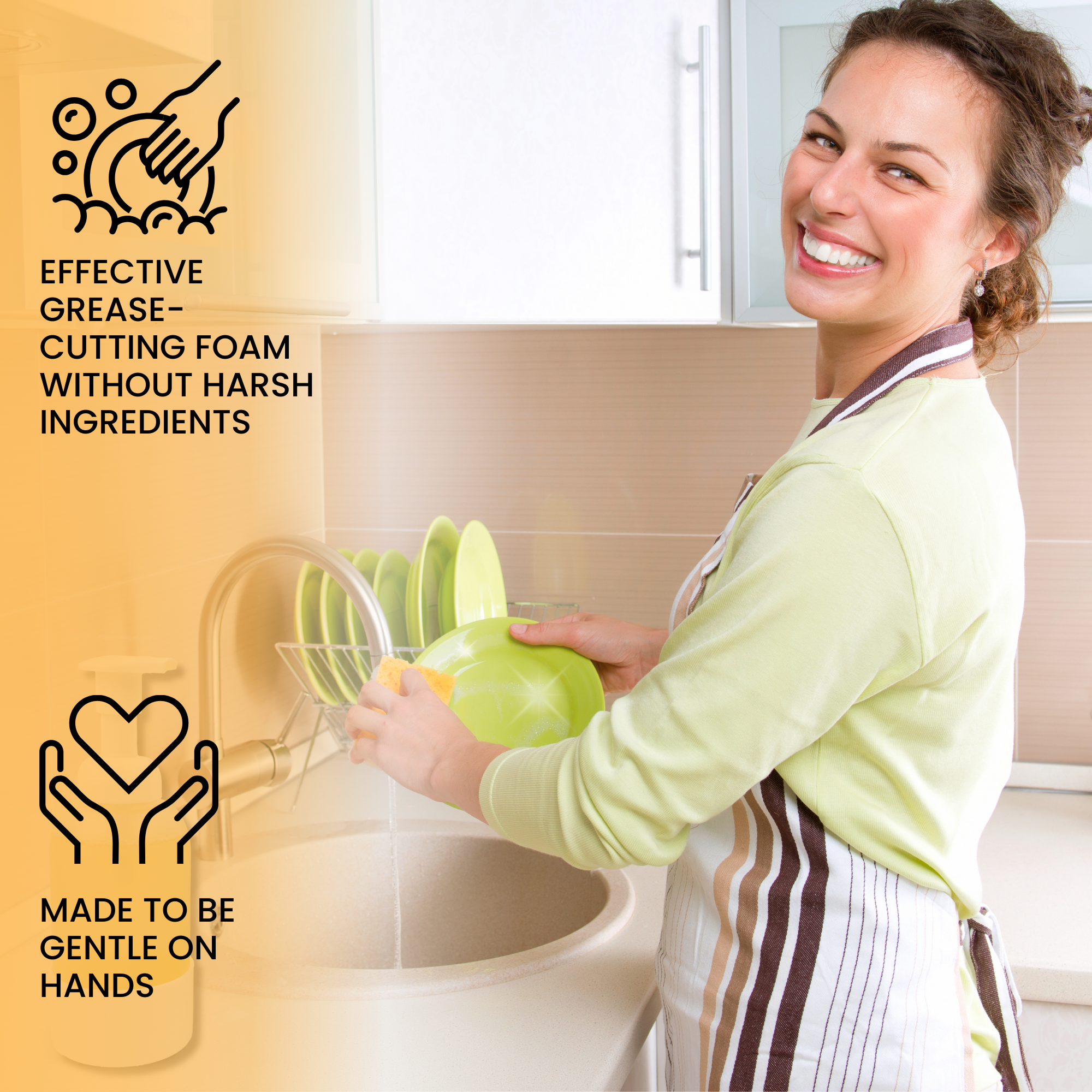 Foaming Dish Soap Refills (Sets of 5,10 or 15 Refills) - Mango