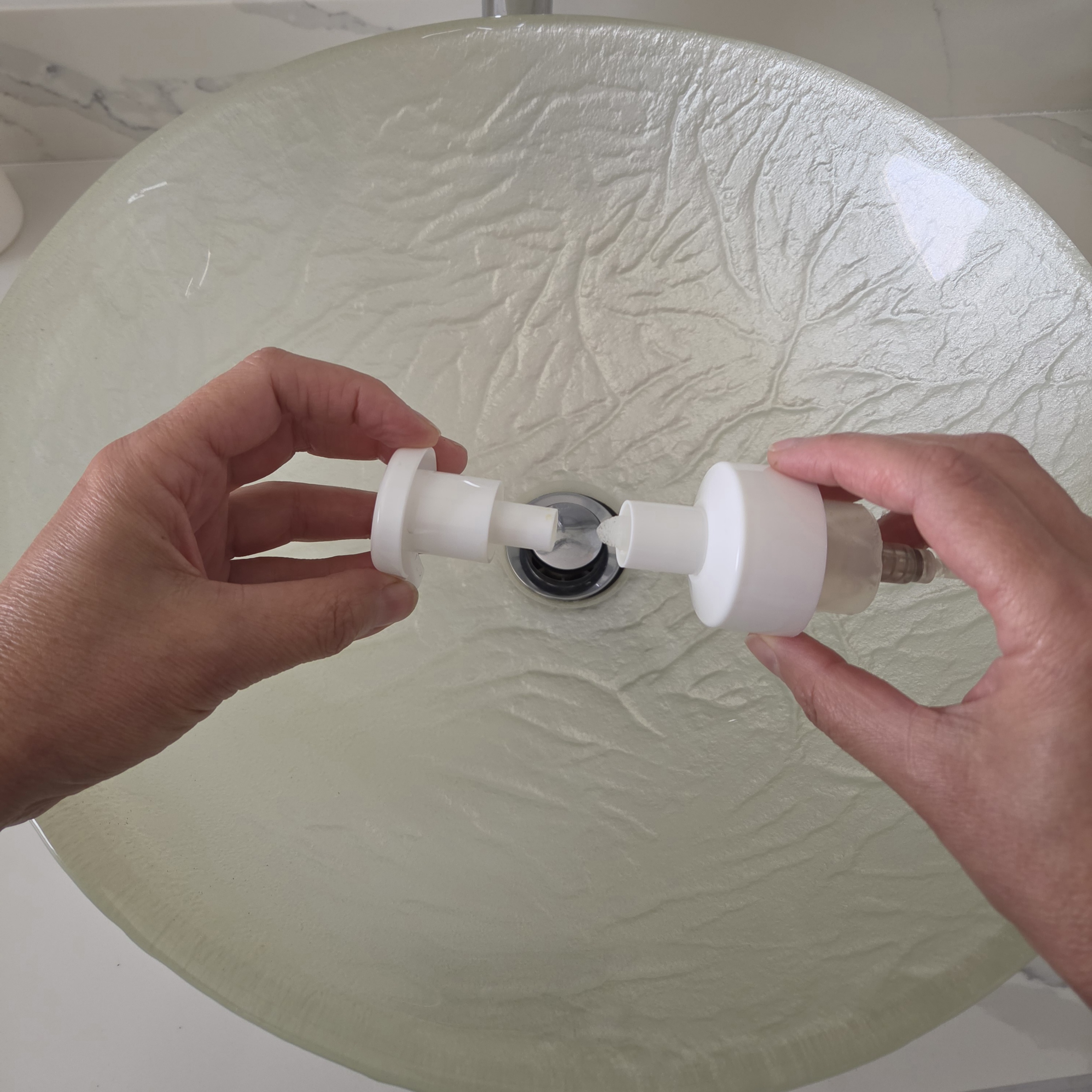 Foaming pump clogged