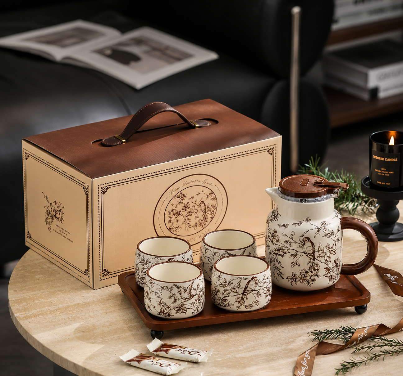 Slow Moments Ceramic Tea Set | Natural & Relaxed Living os005