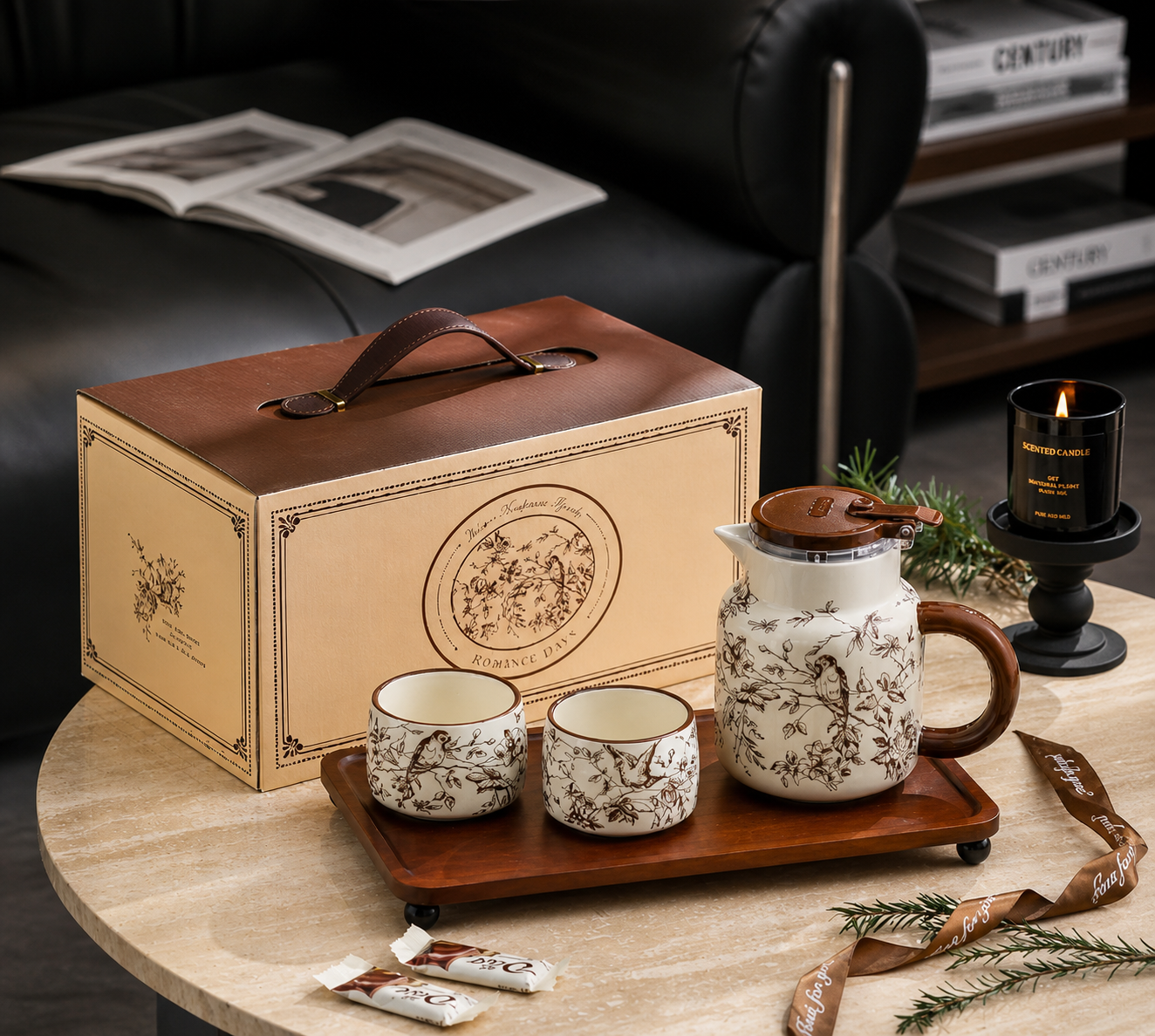 Slow Moments Ceramic Tea Set | Natural & Relaxed Living os005