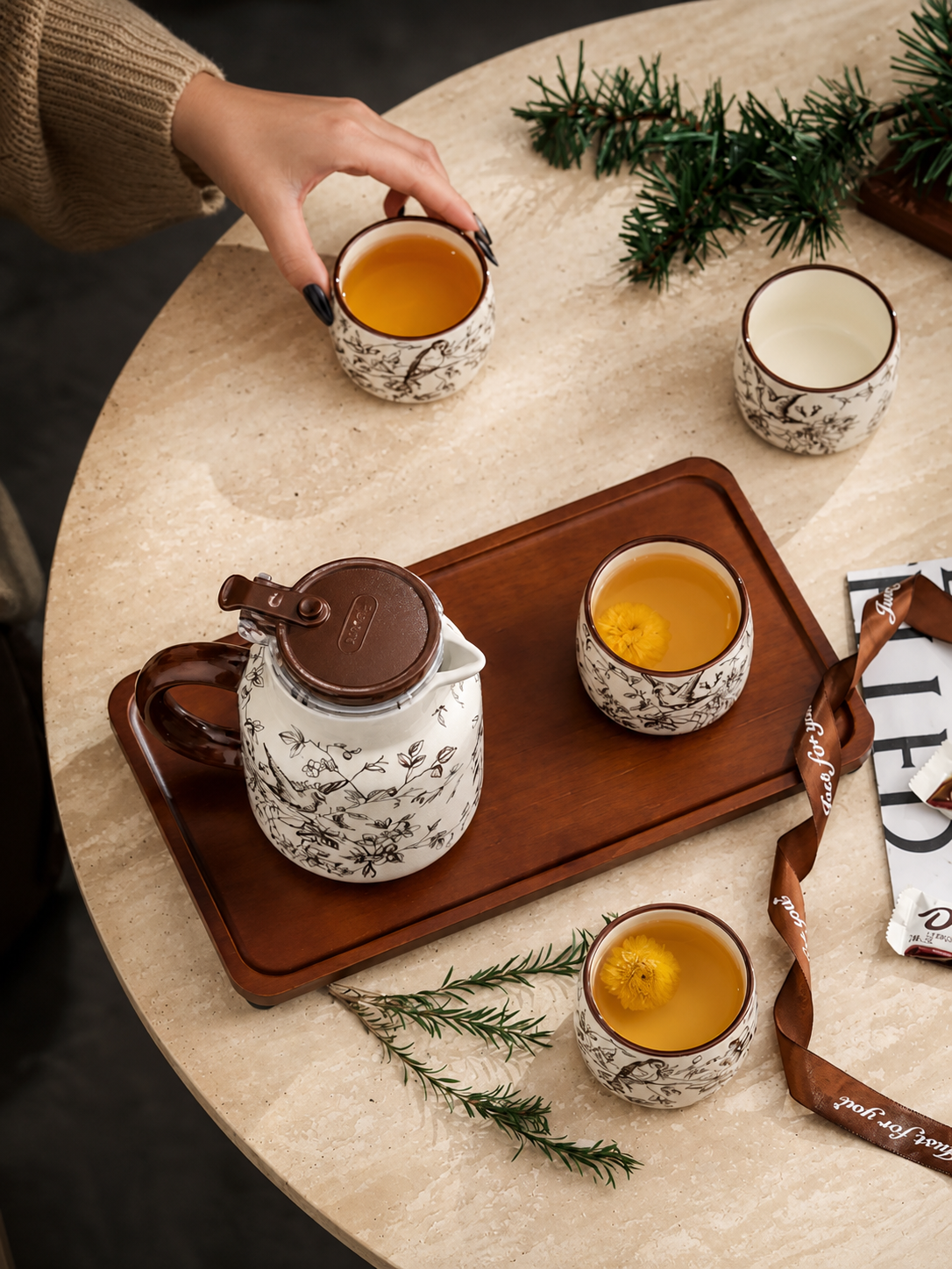 Slow Moments Ceramic Tea Set | Natural & Relaxed Living os005
