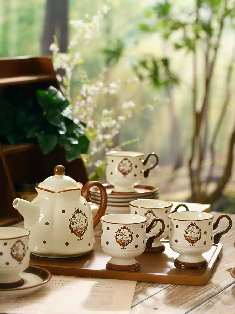 Hera Rabbit Tea Set | Cute & Elegant Design os003