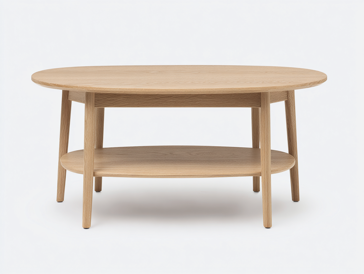 Table Basse Rectangulaire 110x60x42 cm-Bois et Plateau Marbre-Style Élégant Salon-Madiahaven