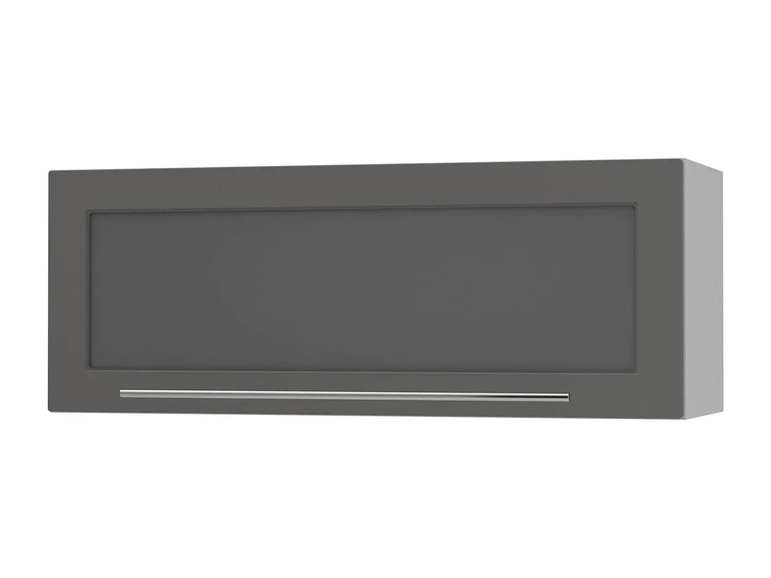 Hängeschrank für Küche, graphitgrau, matt, 90x32,5x36cm