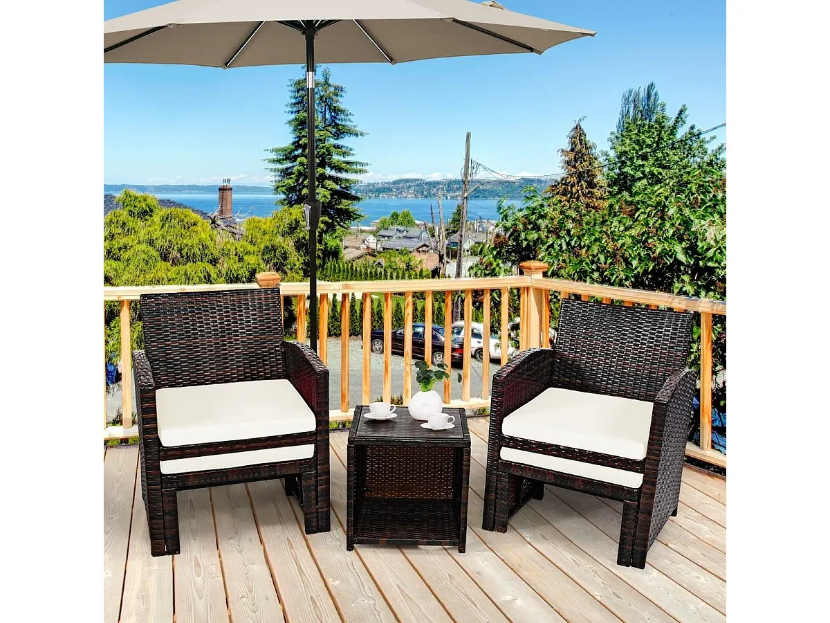 Outdoor Rattan Sitzgruppe für Garten