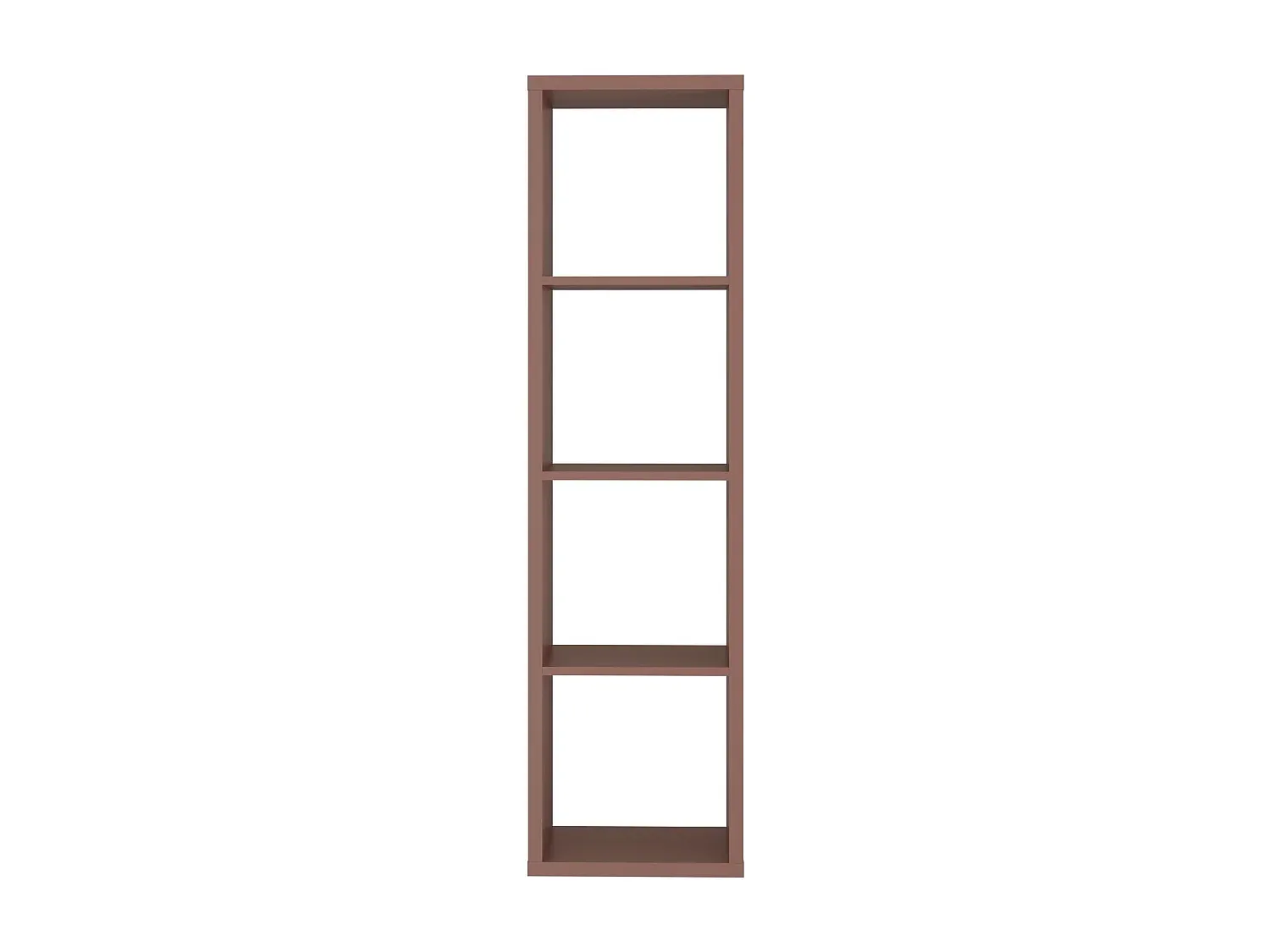 Bücherregal in Terrakotta-Finish