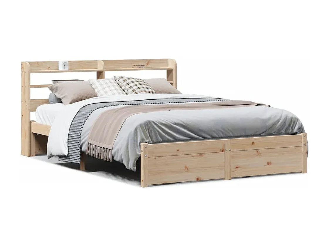 Modernes Bettgestell aus Holz 140x190 cm