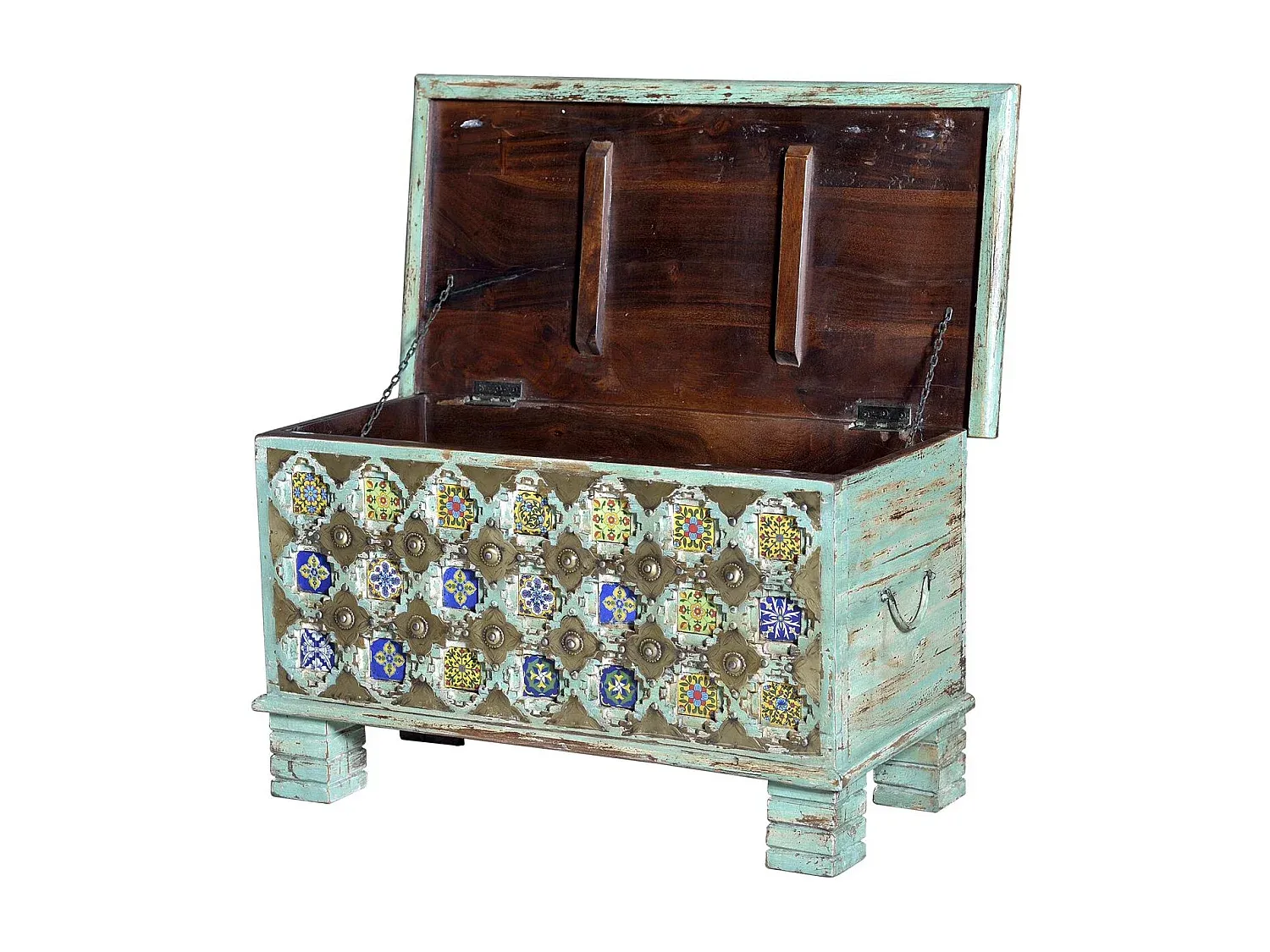 Handgefertigte Aufbewahrungsbox aus Massivholz