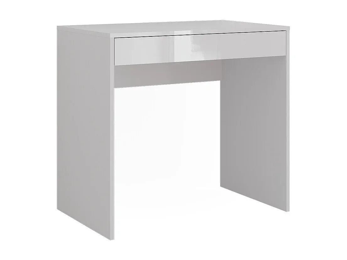 Moderner Schminktisch in Hochglanz Weiß