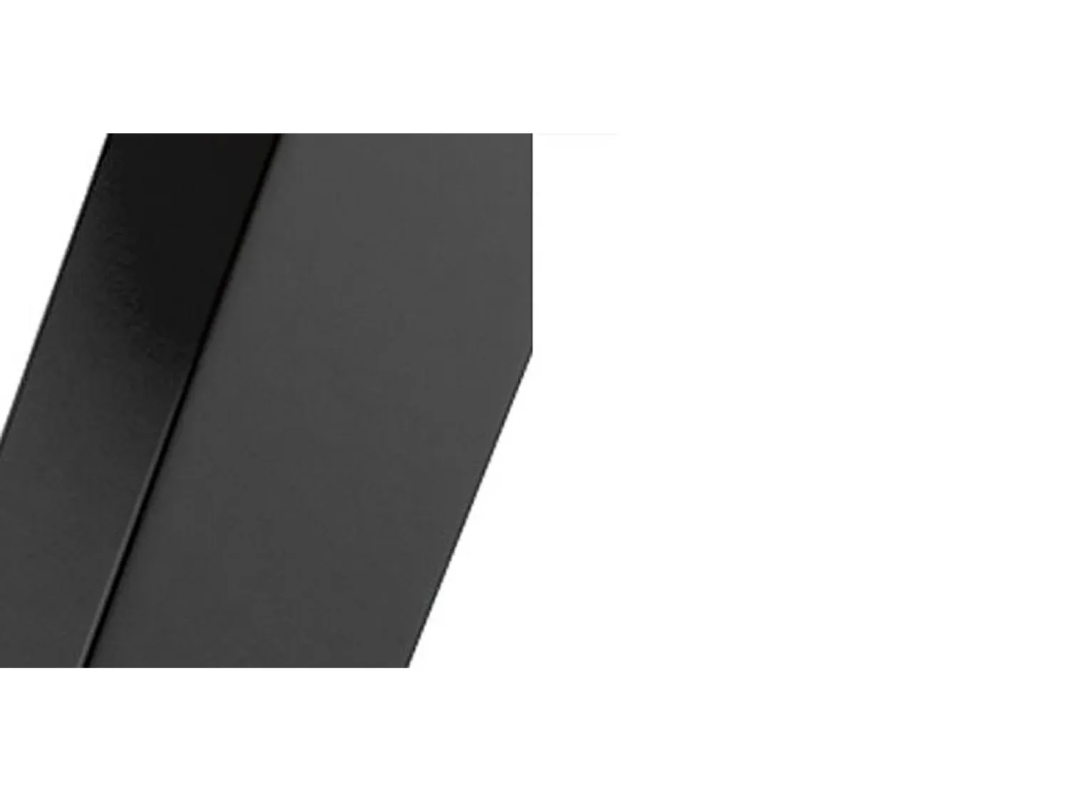 Moderner Ausziehbarer Esstisch in Weiß und Schwarz, 160-200 cm