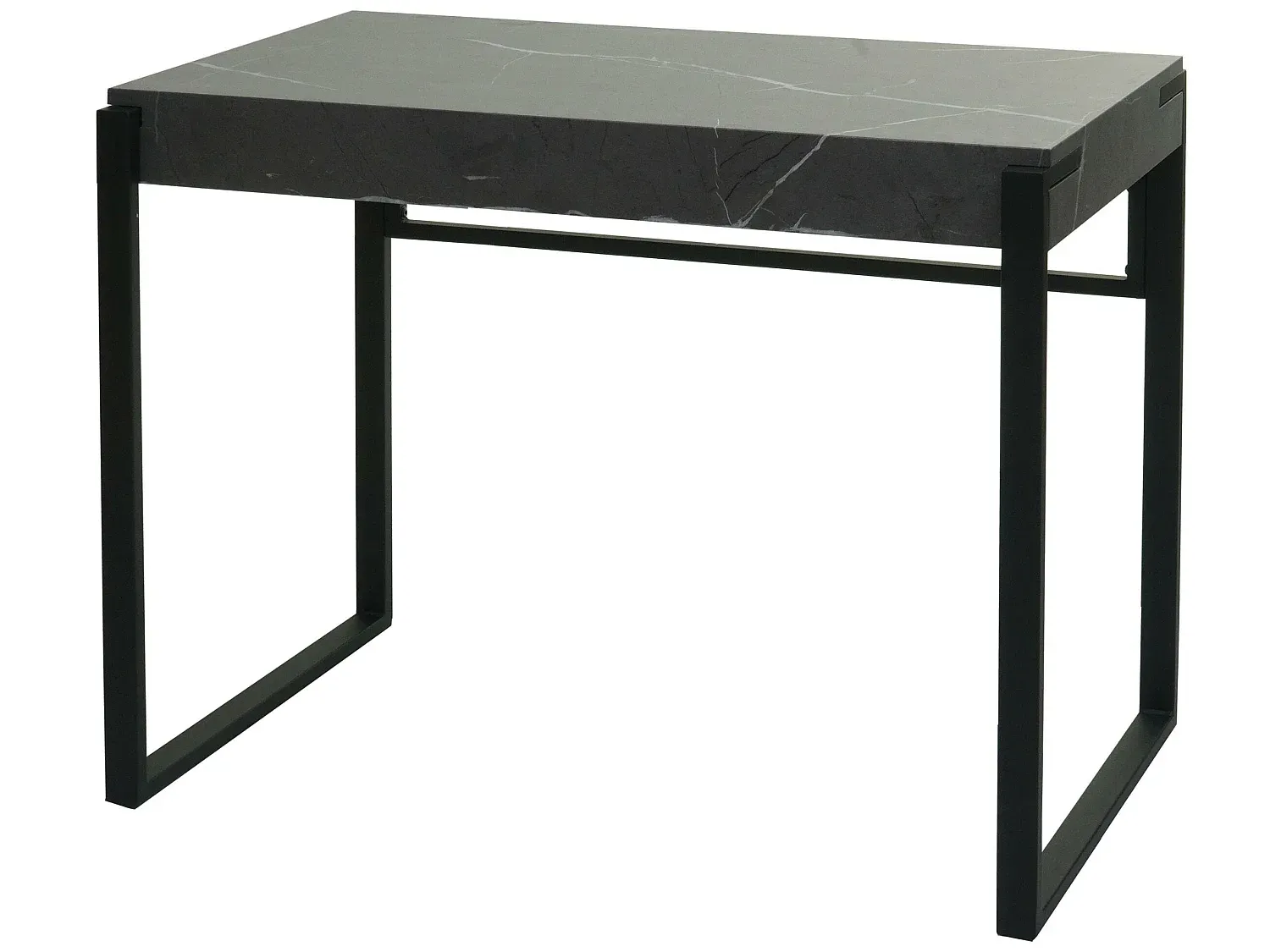 Moderner Konsolentisch mit Marmor-Effekt in Grau