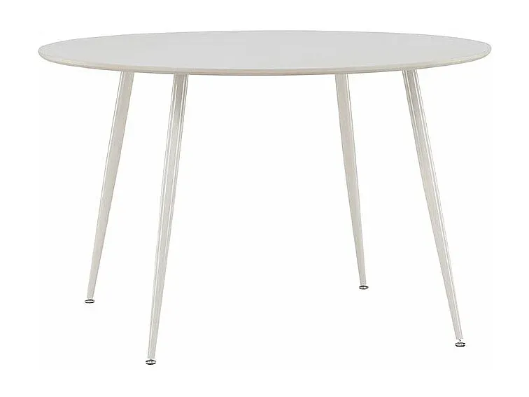 Runder Esstisch 120 cm Beige