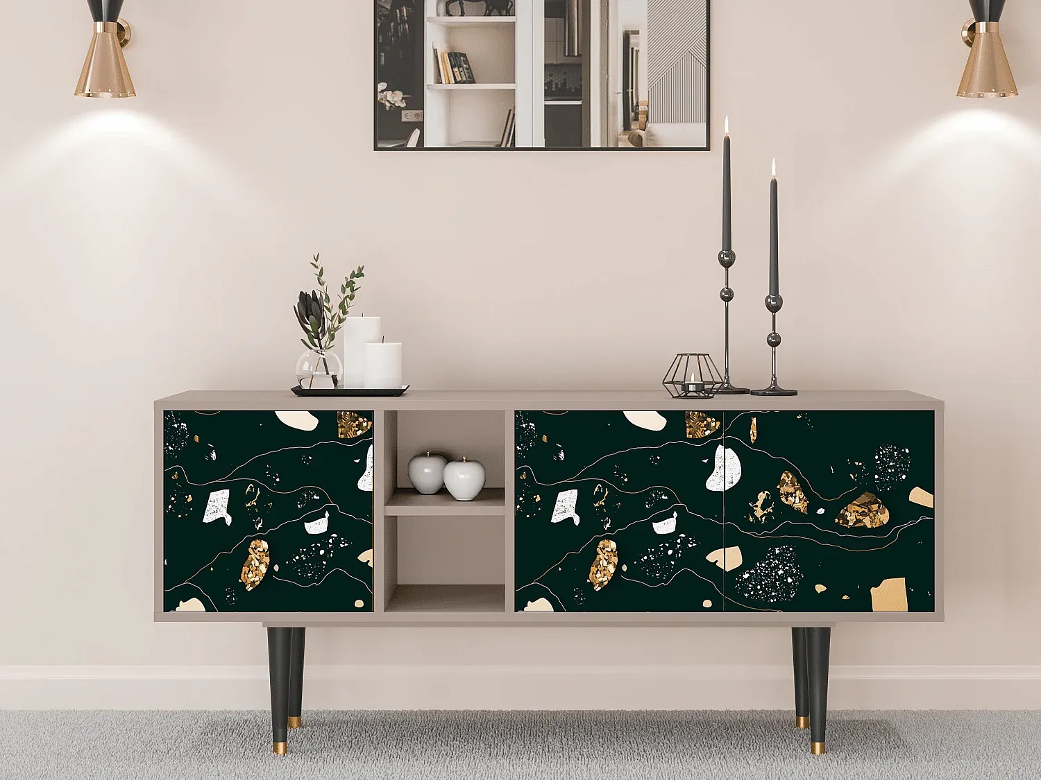 Moderner TV-Schrank mit großzügigem Stauraum