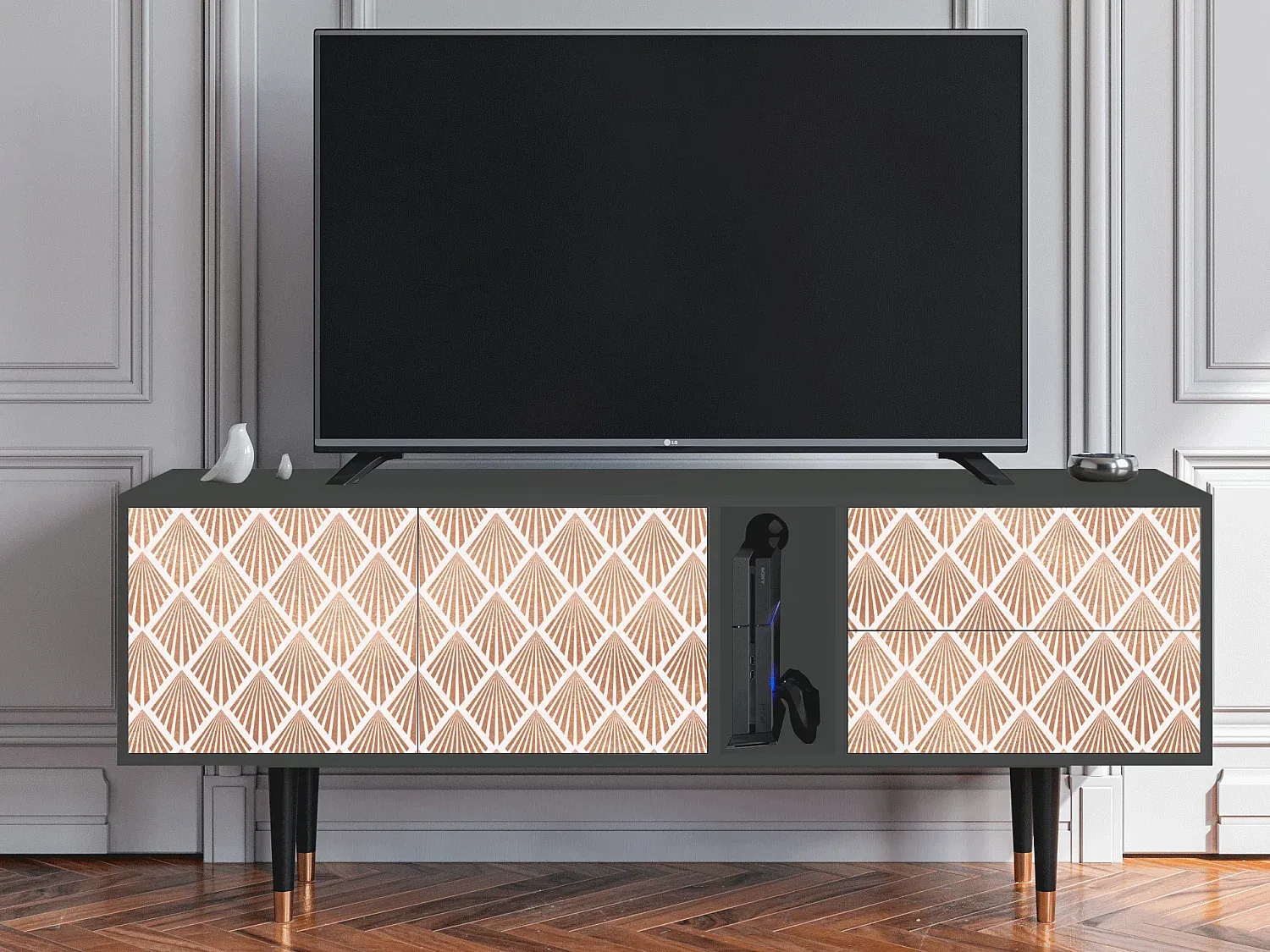 Fernsehschrank - Modernes Design - Mehrfarbig