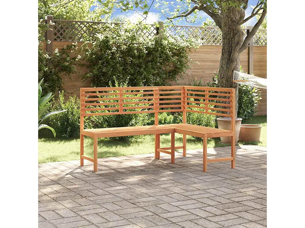 Elegante Garteneckbank aus Akazienholz 140 cm