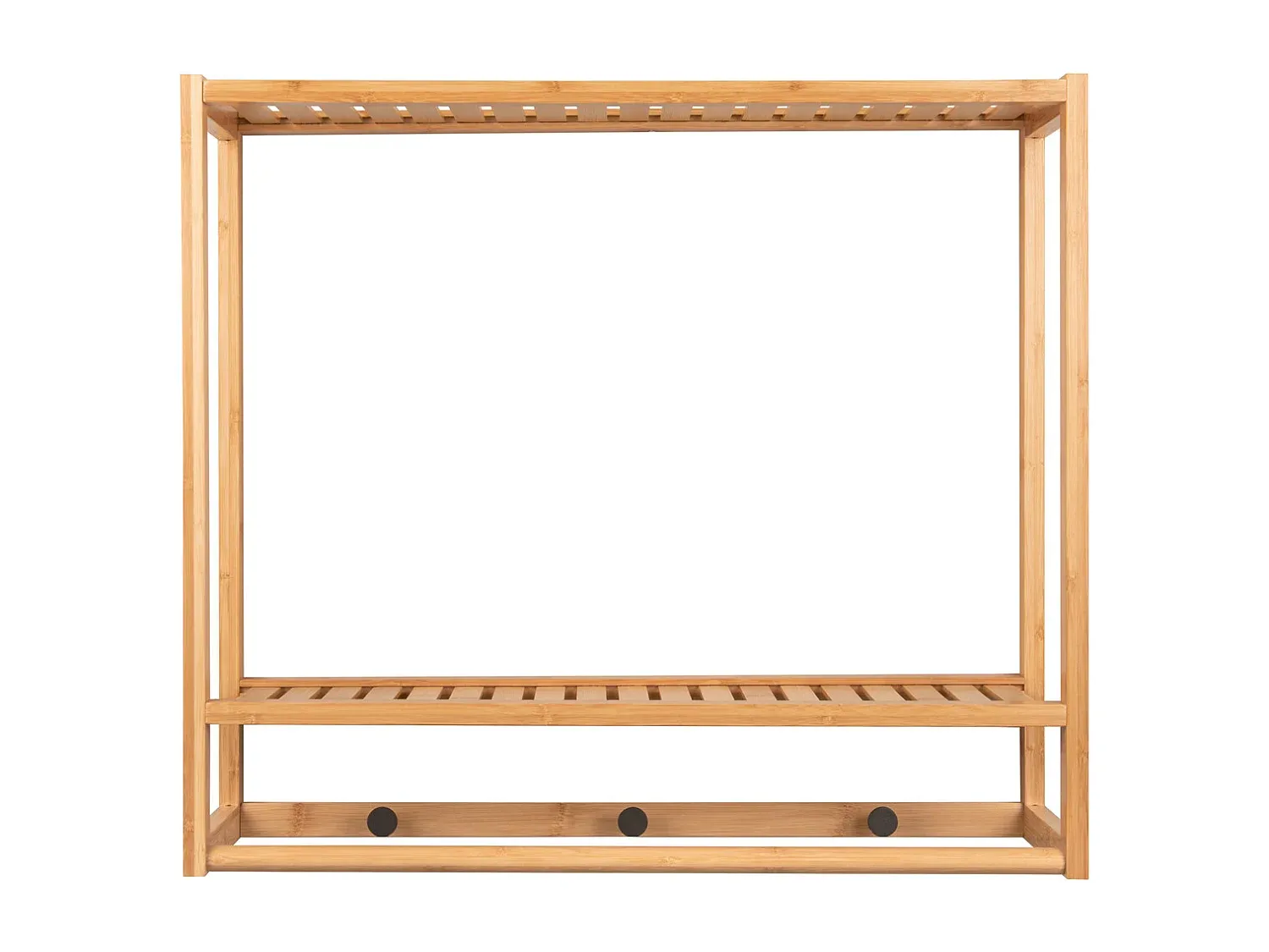 Moderne Wandgarderobe aus Bambus