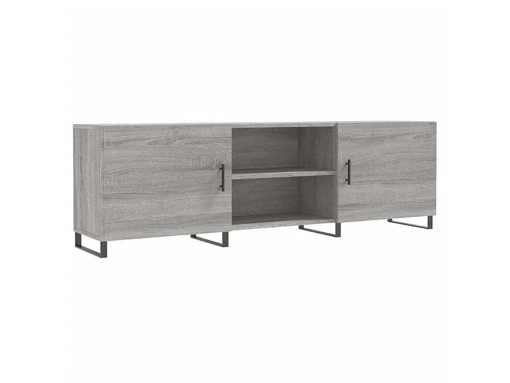 Moderner TV-Schrank Grau Sonoma 150x30x50 cm