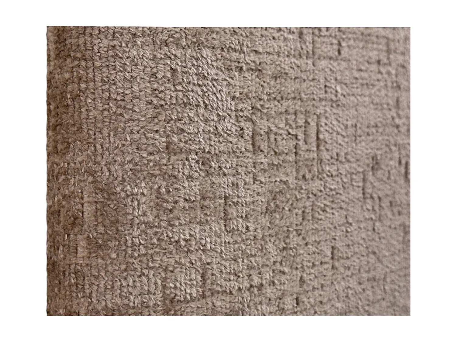 Kopfteil aus Naturwolle, 95 x 60 cm, für Einzelbetten – Braun