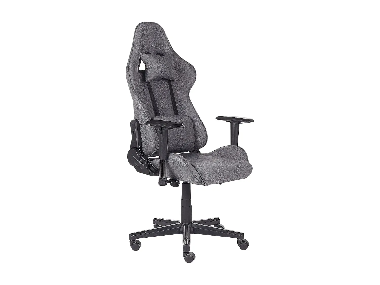 Ergonomischer Bürostuhl aus Polyestergewebe in Dunkelgrau