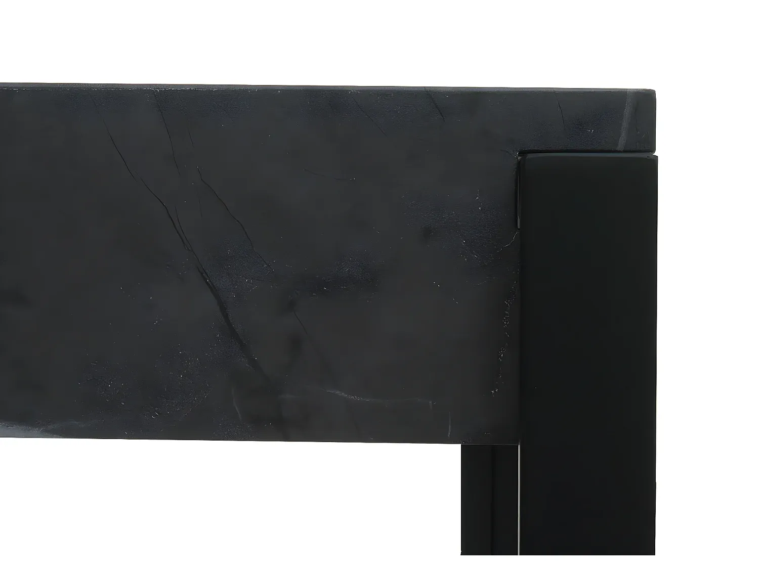 Moderner Konsolentisch mit Marmor-Effekt in Grau