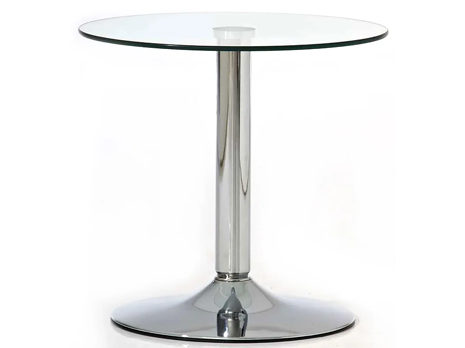 Moderner Glaskonsolentisch aus Klarglas