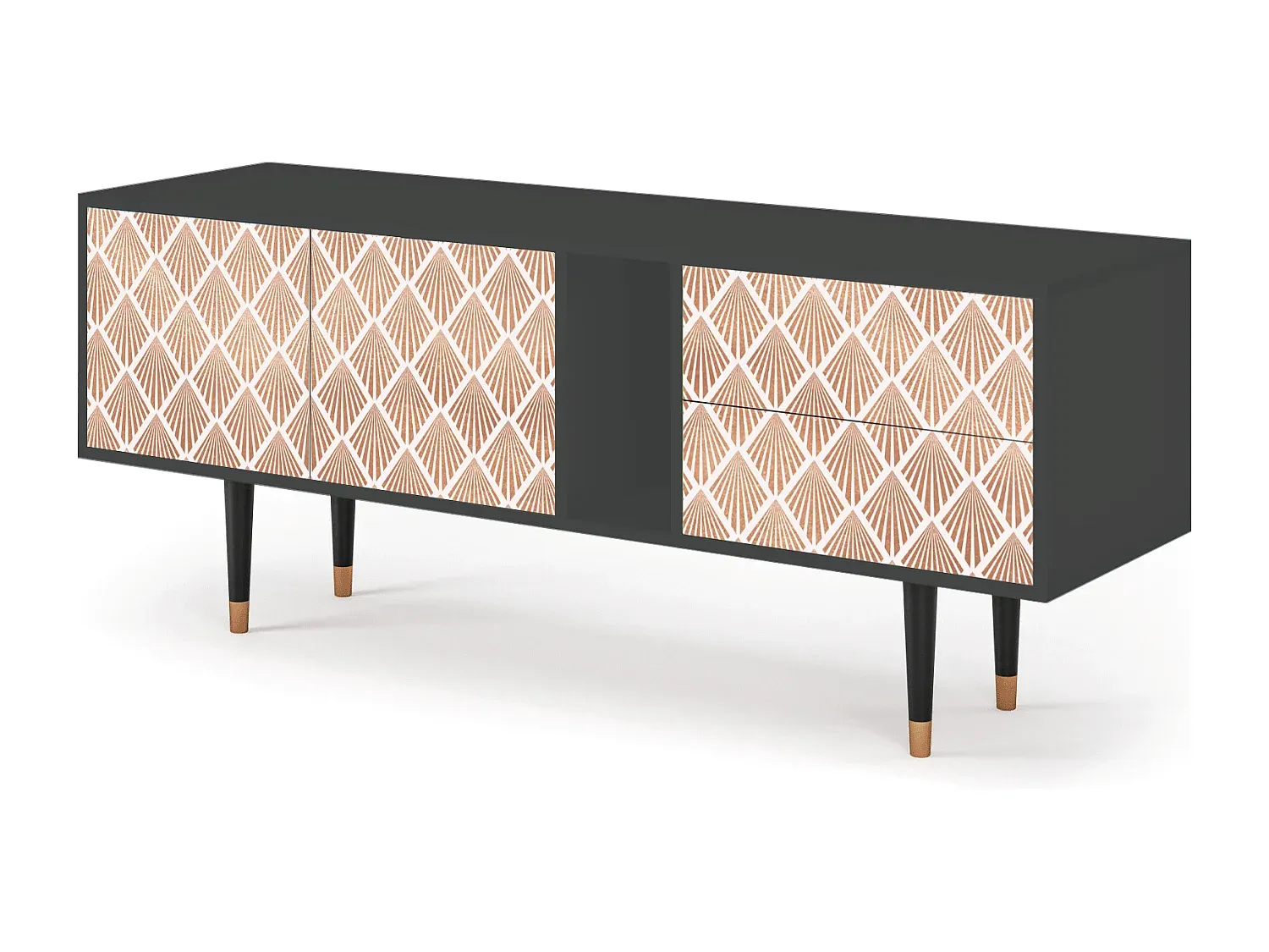 Fernsehschrank - Modernes Design - Mehrfarbig