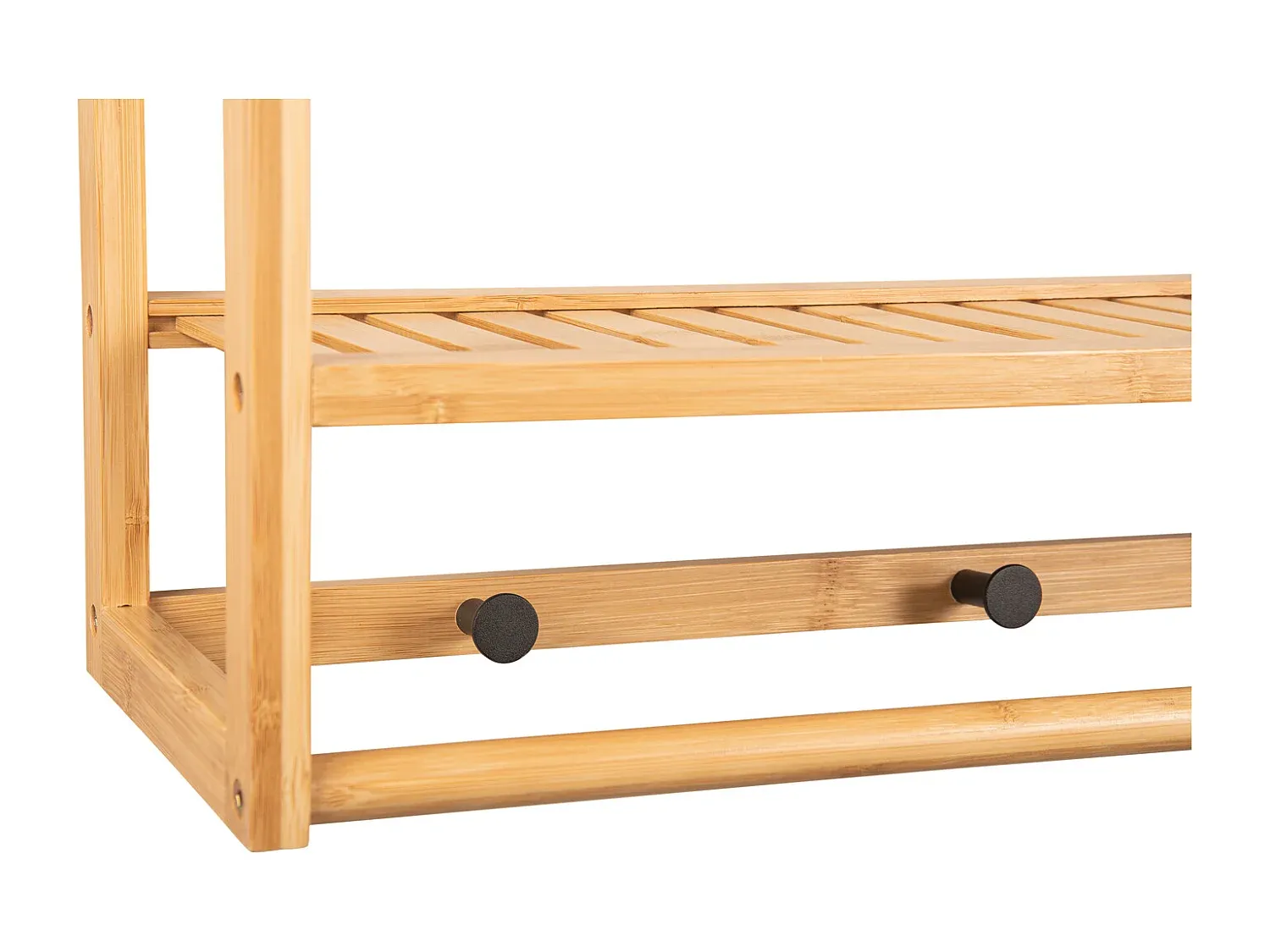 Moderne Wandgarderobe aus Bambus