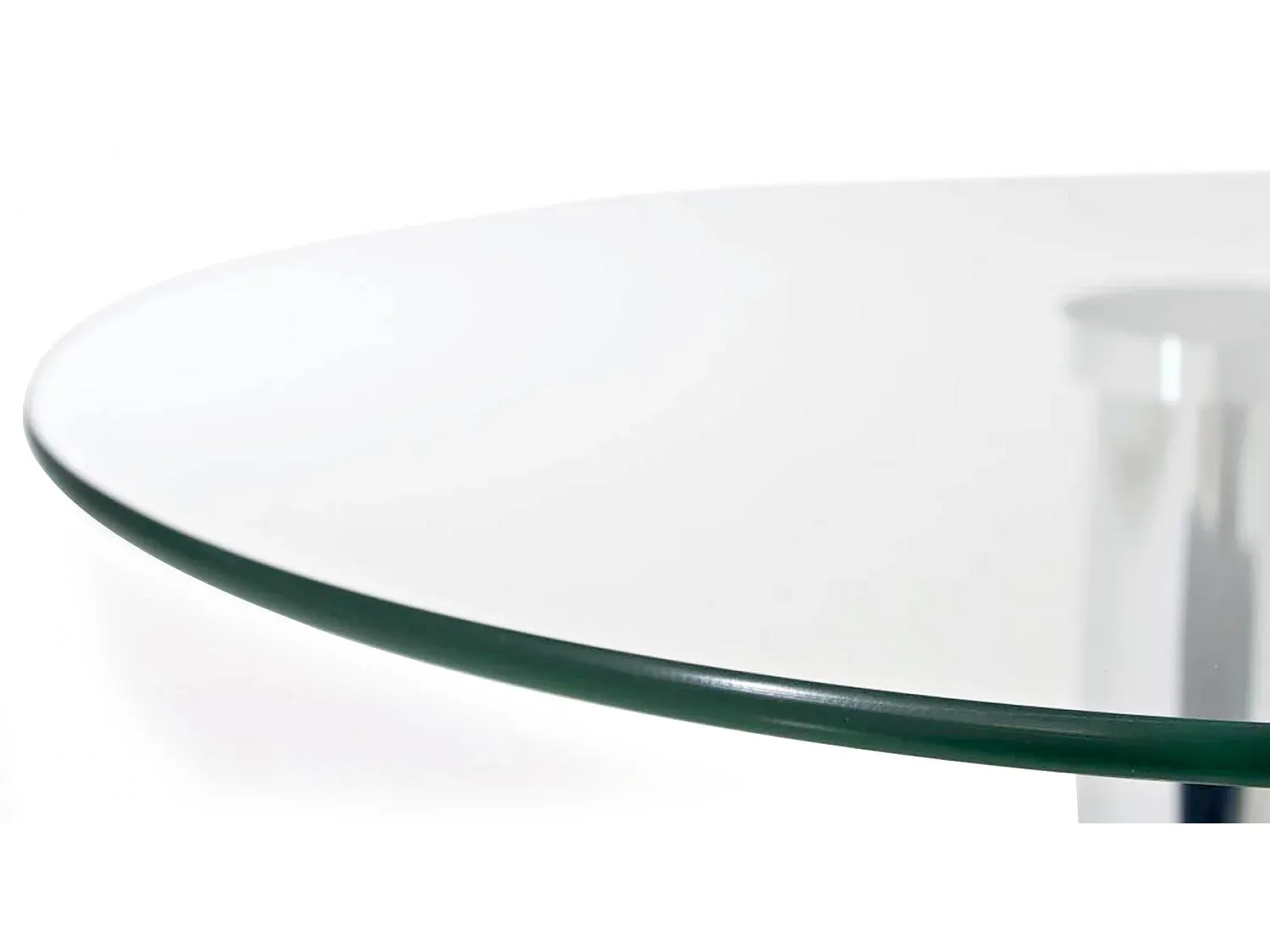 Moderner Glaskonsolentisch aus Klarglas