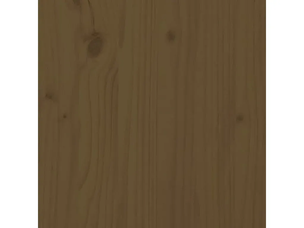 Holzkopfteil in Honigbraun für Doppelbett