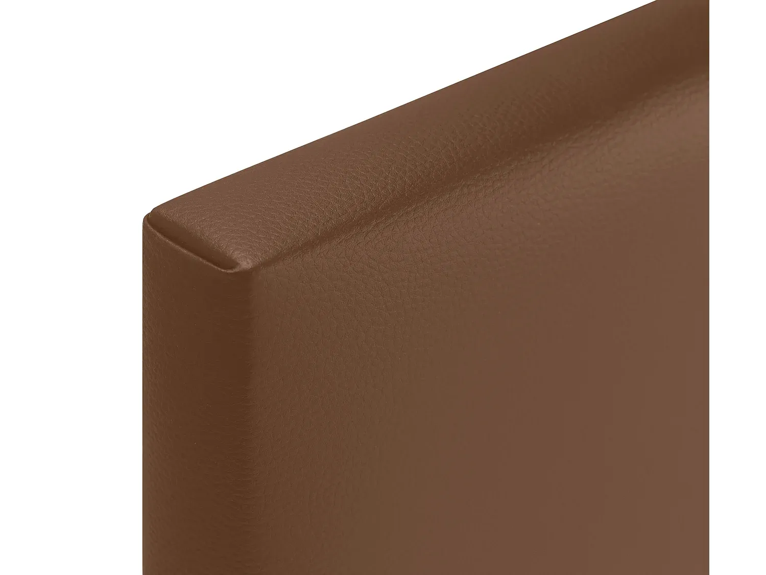 Glatte Kunstleder Kopfteil 90x50cm für Betten