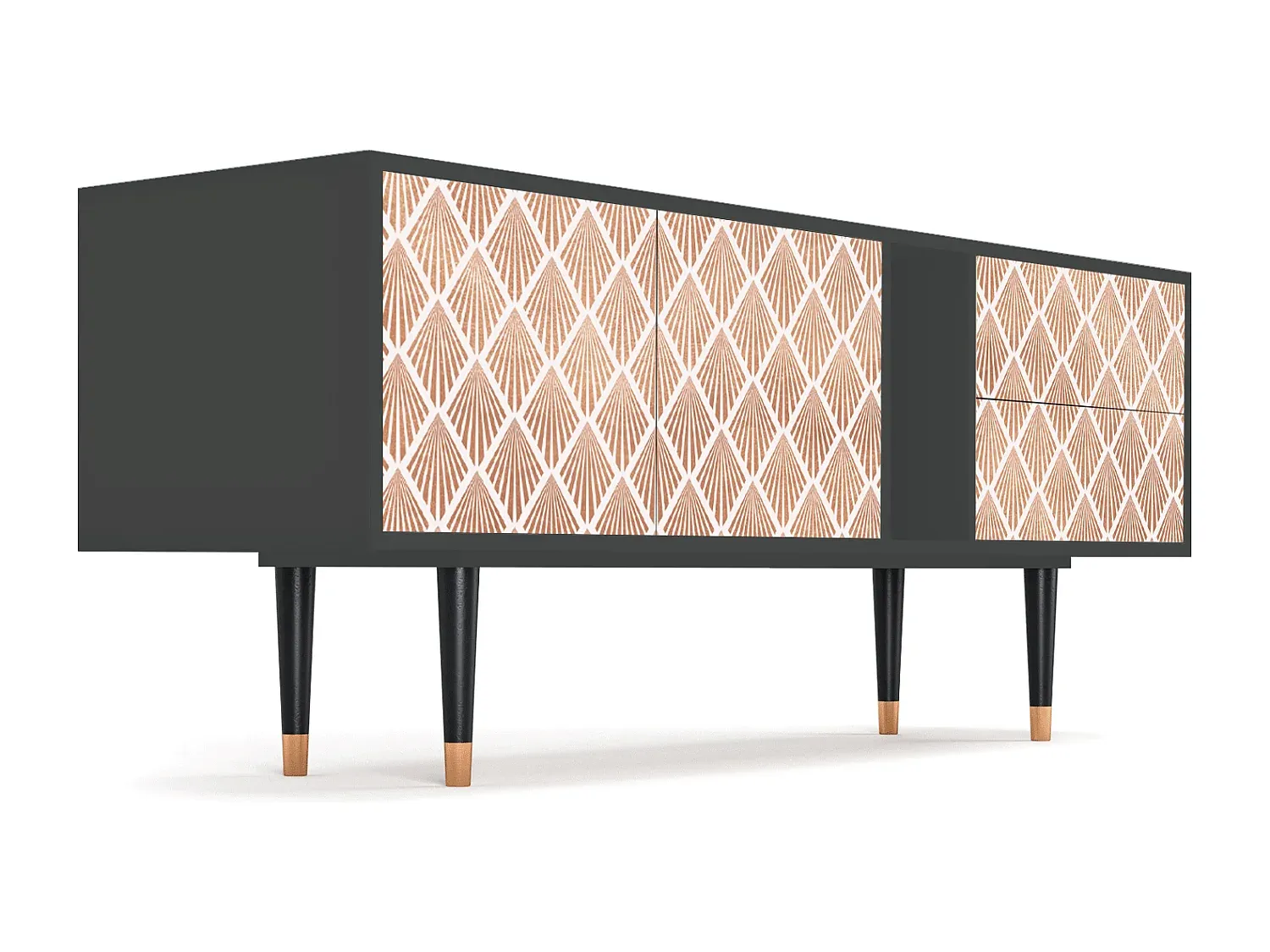 Fernsehschrank - Modernes Design - Mehrfarbig